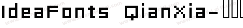 IdeaFonts QianXia字体转换